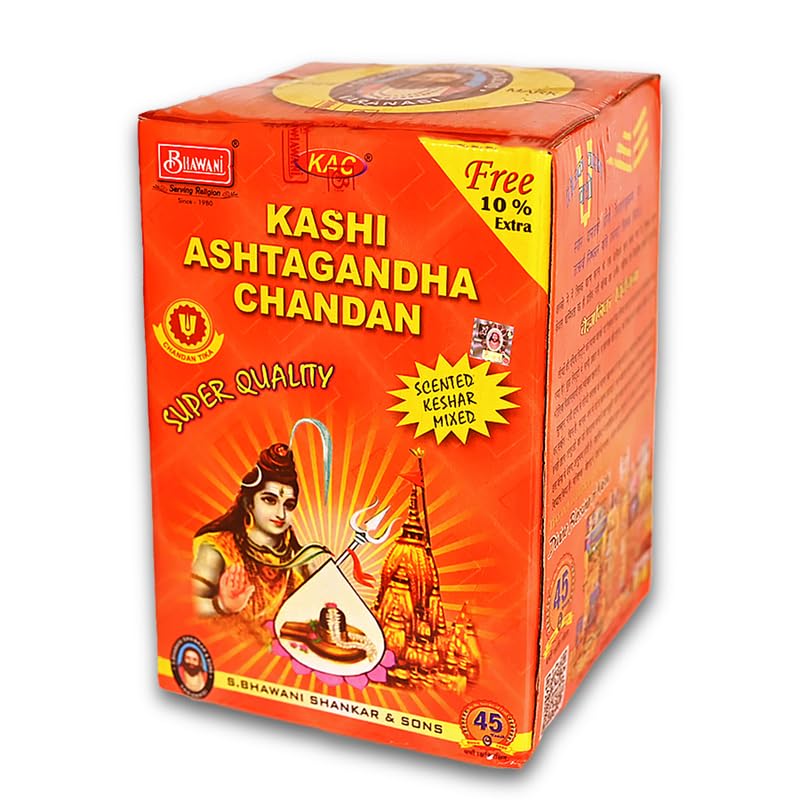 Bhawani Serving Religion Kashi Ashtagandha Chadan Tika - Original Ashtagandha Chandan Powder with Beautiful Fragrance, 1kg-image-8