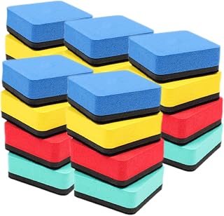 MAGICLULU Juego de Borradores de Borrado en Seco de Material Eva Borradores de Pizarra Magnética para La Escuela Y La Oficina
