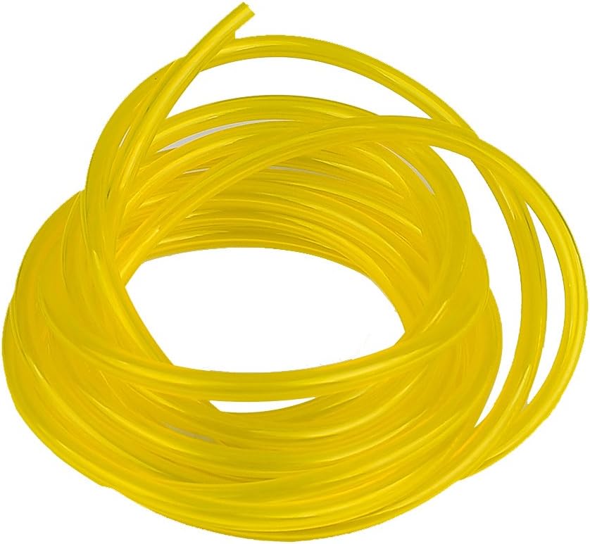 Hipa 1/8 Inch Fuel Line 10-Feet ID 1/8" x OD 1/4" Fuel Hose 3mm x 6mm Oil Line Hose Tube for 2 Cycle Small Engine String Trimmer WeedEater Lawn Mower Chainsaw Leaf Blower Model Parts