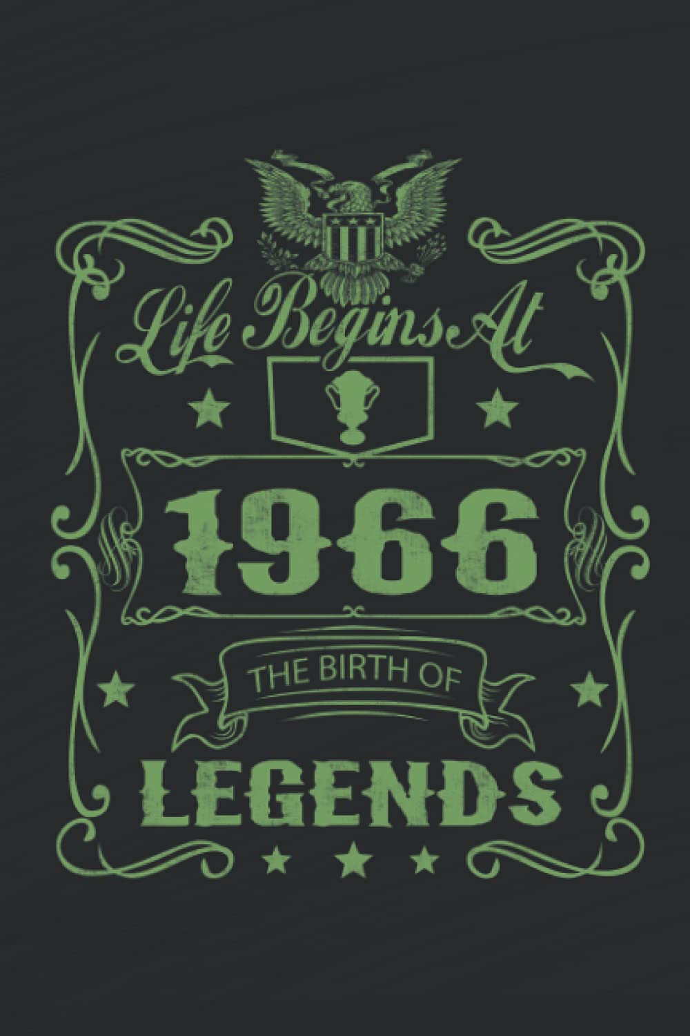 1966 Journal Birthday Notebook Life Begins At 1966 Birth oF Lagends Birthday Gifts: Birthday Notebook, Journal Birthday, Birthday Girl, Birthday Gifts for Friend, Sister Birthday 6x9 inch 104 Pages