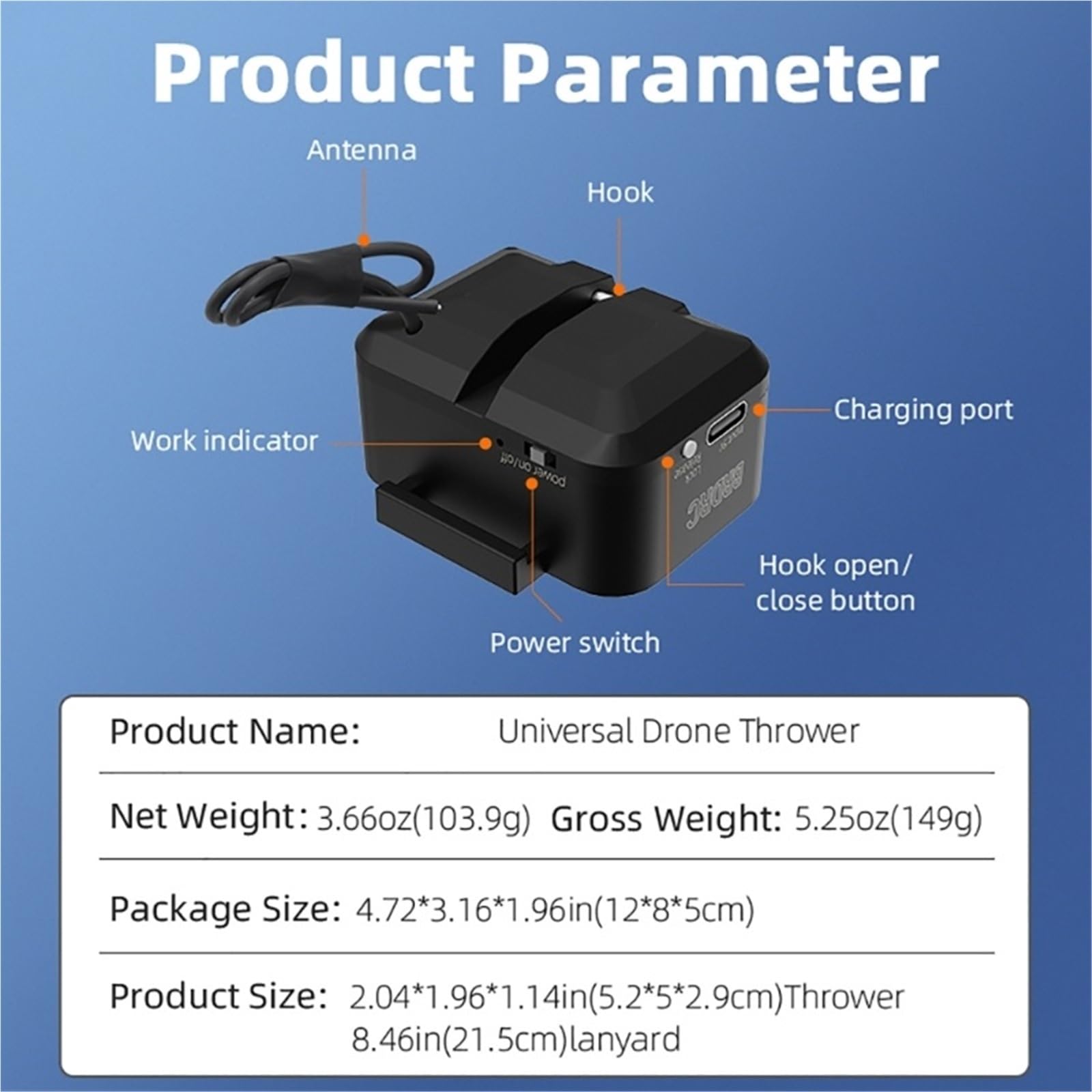 Sistema De Lanzamiento Aéreo Con Drones For Pesca Y Entregas En Ocasiones Especiales