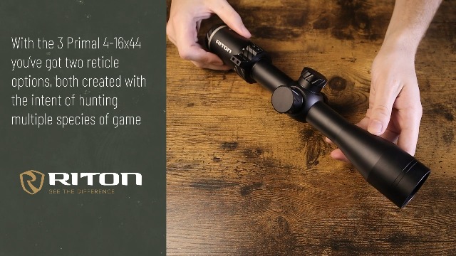Amazon.com : Riton Optics X3 Primal 4-16x44mm SFP MOA Riflescope