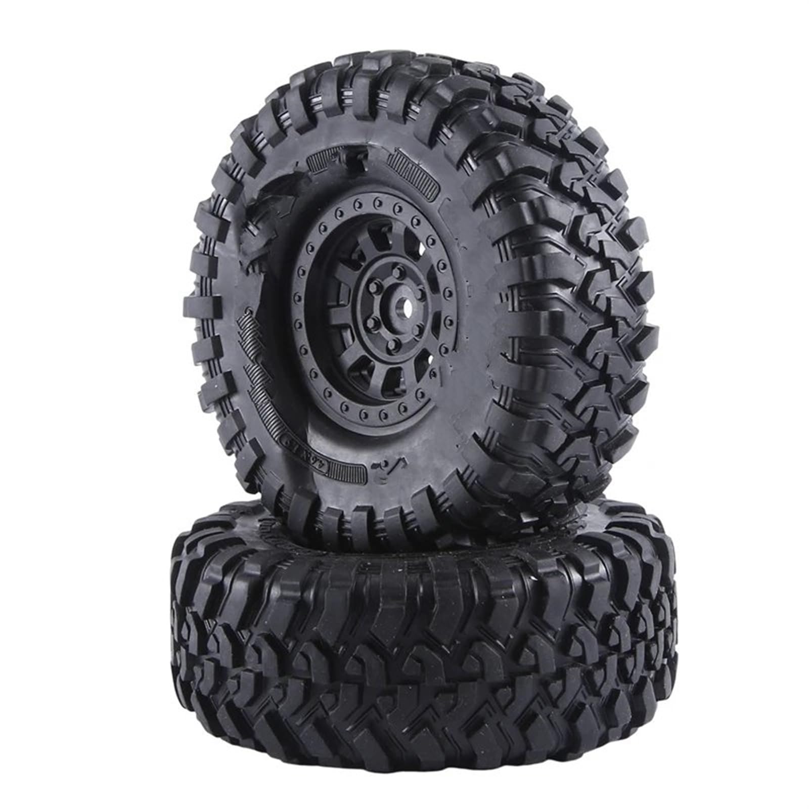 Compatibile Con Traxxas Per TRX4 Per Per Axial SCX10 4 Pezzi 120 Mm Metallo 1.9 Pollici Beadlock Cerchione Pneumatico In Gomma 1/10 RC Crawler Car RC Car Ruota
