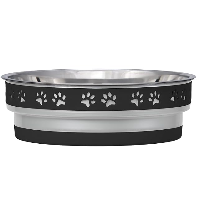 Loving Pets Corsa Dog Bowls- Stainless Steel Dog Cat Bowls - Spill Proof Dog Food Bowl Cat Bowl