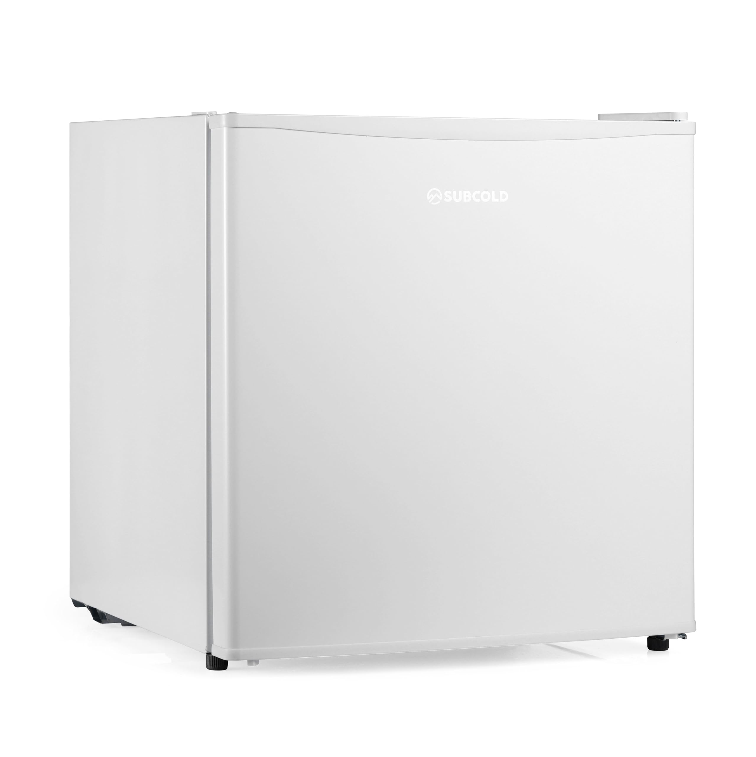 Subcold Eco35F Mini Freezer | 4-Star Table Top Unit | Small Energy-Efficient Appliance with Adjustable Thermostat & Reversible Door | Customisable Storage Removable Shelf (White)