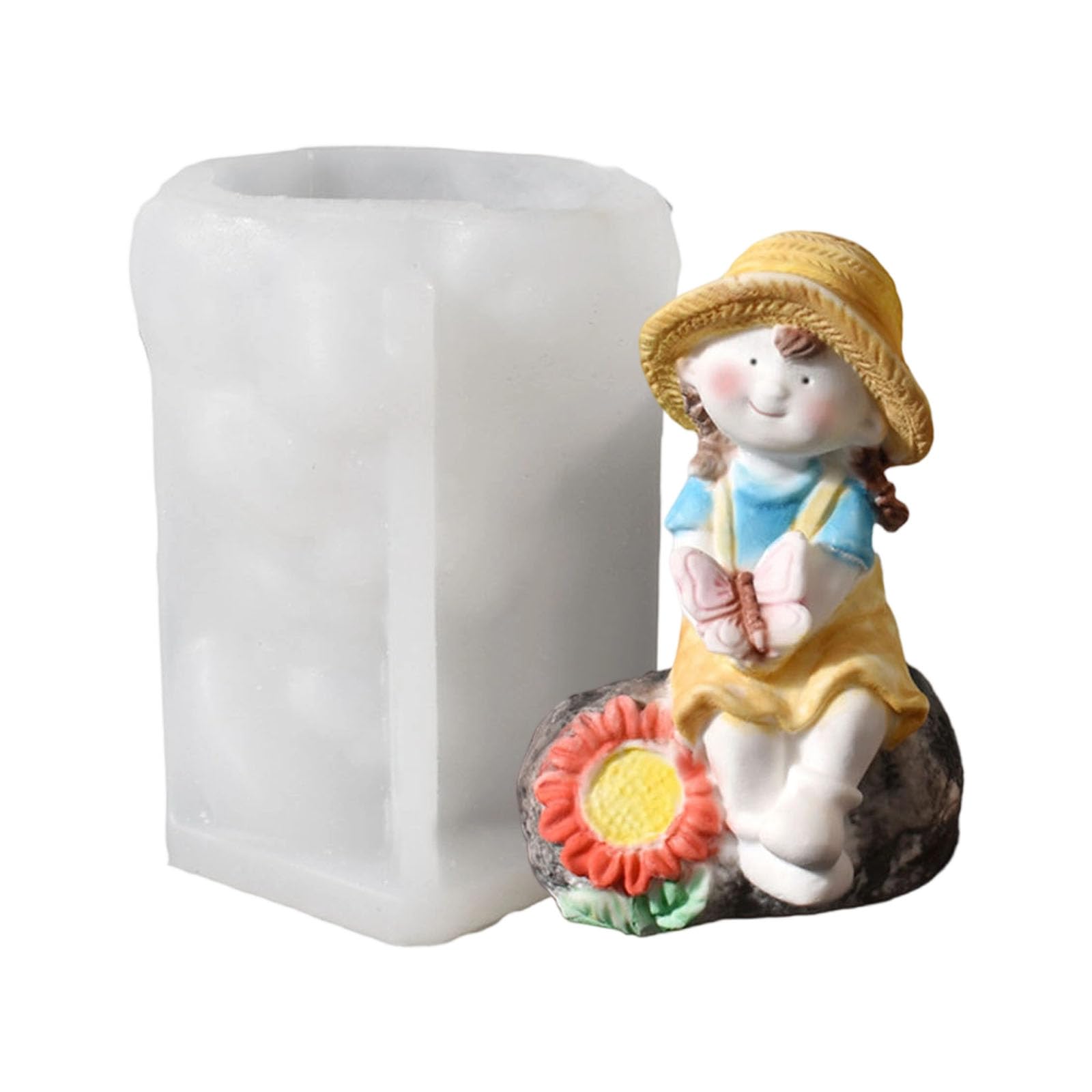 Jazuaiao Food Grade Silicone Rustics Sunflowers Designs for Soaps Chocolate Crafting Sturdy Materials Detailed Silicone for Soap Making