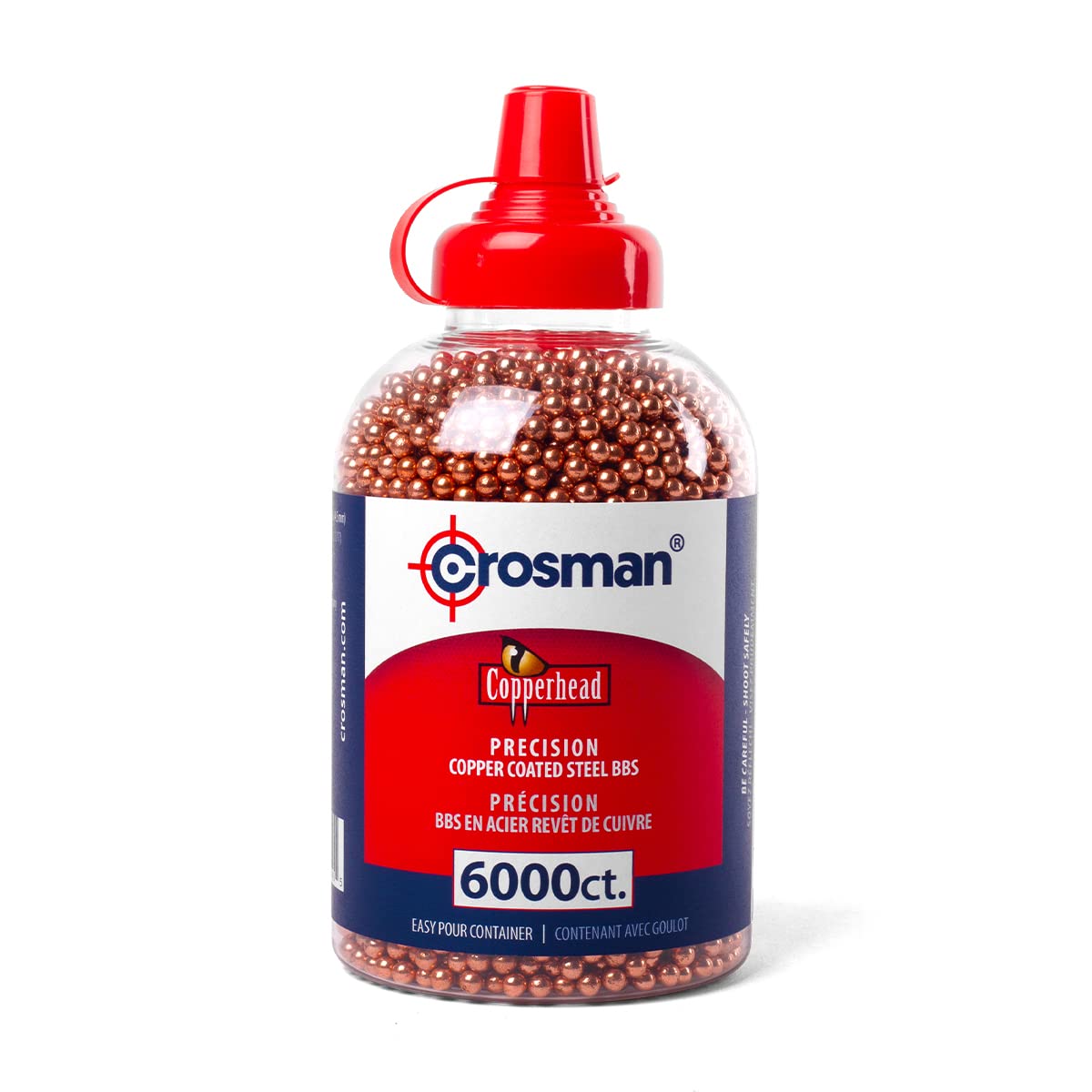 Crosman Air Guns 0767 Copperhead BB's in A Plastic Bottle, 6,000-Ct. (2)