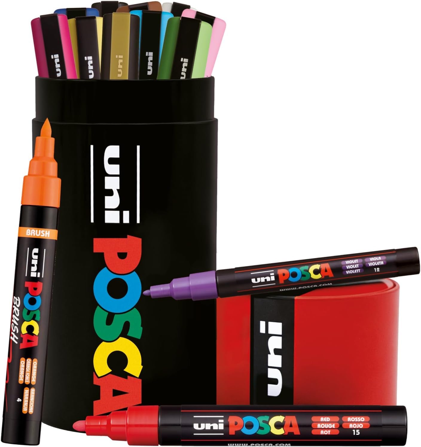 POSCA estuche marcadores acrilicos base agua Set 13 unidades