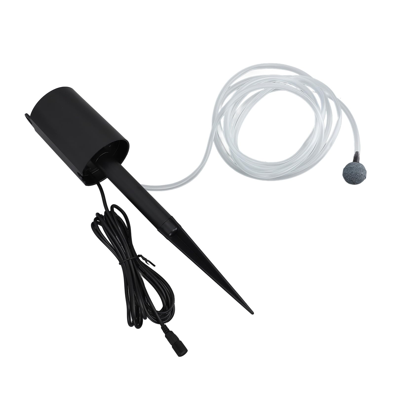 Marhynchus Kit Aeratore per Laghetto Solare con Pannello Solare da 6 V 4 W e Batteria da 2200 MAh, Pompa di Ossigeno per Laghetto da Esterno per Acquari con Flusso d'aria di 0,8 L/min e 3 modalità,