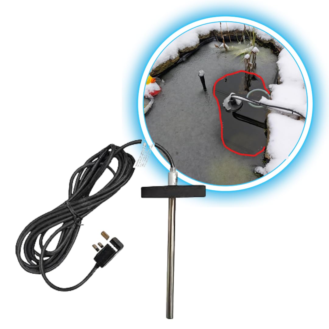 Finest-Filters Teichheizung schwimmend für Koi Fisch Teich Anti Ice Winter 150/300/600w