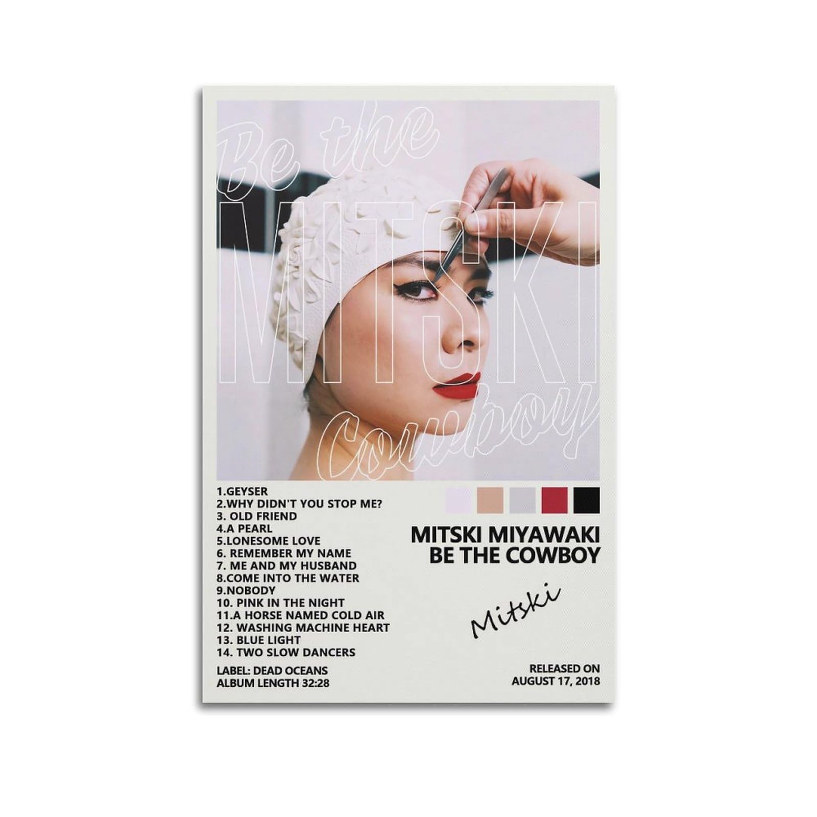 Mitski Miyawak-Be The Cowboy Poster Music Signature Limited