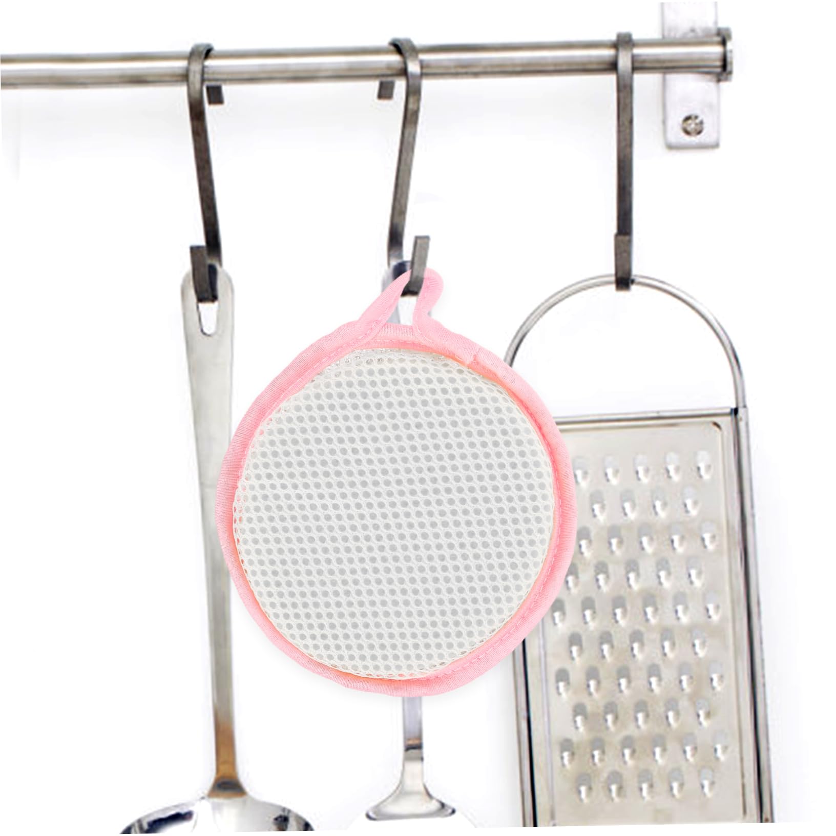 MAGICLULU Spugna per Piatti Doppia Faccia 2 Pezzi Spugne Pulizia Cucina in Materiale Spugna, Alta Efficacia per Pentole e Stoviglie, per Pulizia Quotidiana