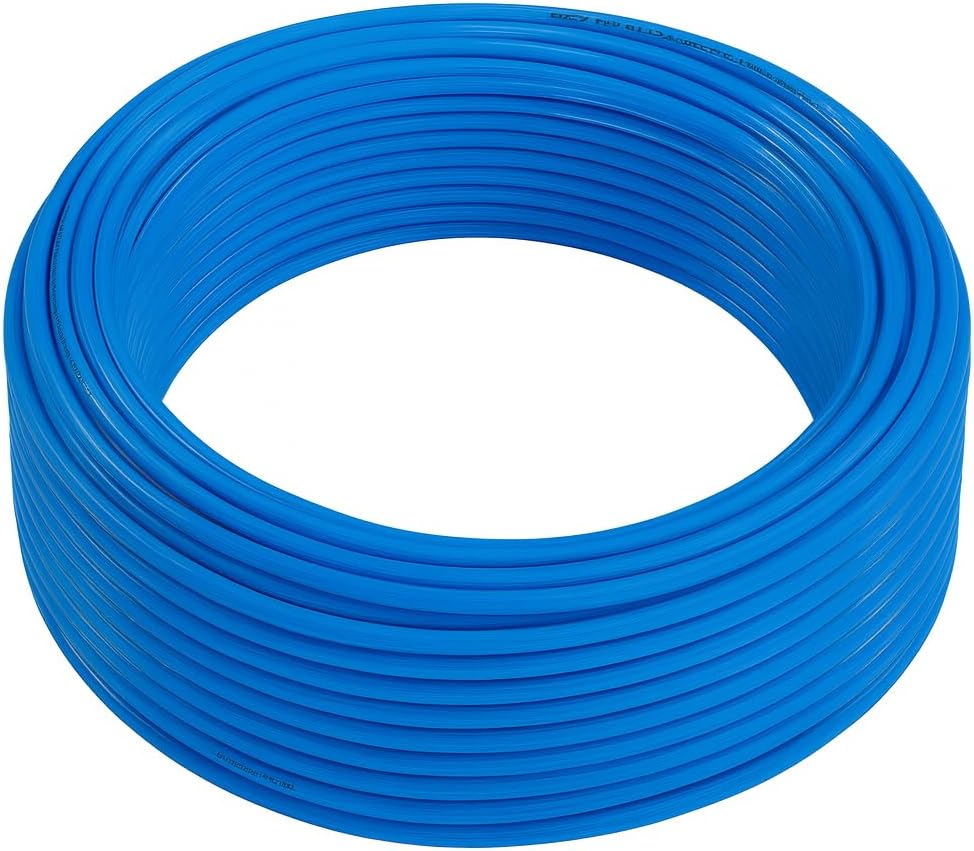 Fittingstore - Polyethylene Hose PL 50 Metres - Compressed Air Hose Pneumatic Hose Polyurethane Compressed Air Water Hose Flexible 4/2 mm 6/4 mm 8/6 mm 10/8 mm 12/10 mm 14/10 mm 4.3 x 3 mm Blue