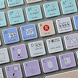 SAMPLITUDE Galaxy Series Labels Layout for Keyboard Apple Size