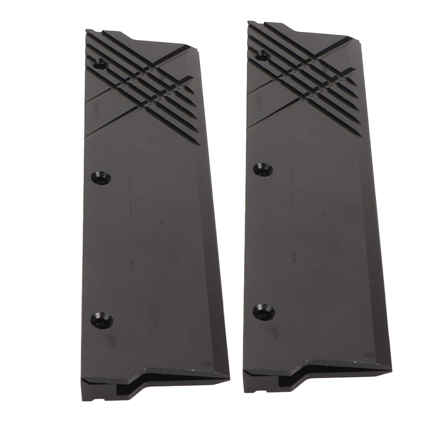 DDR5 Memory Cooler, Computer Water Cooling Heatsink Aluminium Alloy Memory Heat Sink, DDR Heatsink for Computer Water Cooling System Accessories (Black)