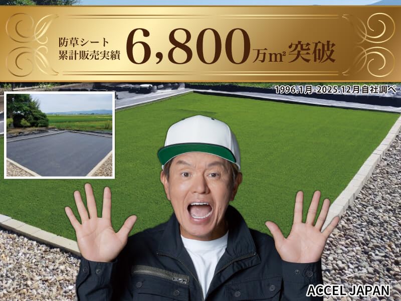 Amazon | 白崎コーポレーション防草シート 砂利下・人工芝下用草なし