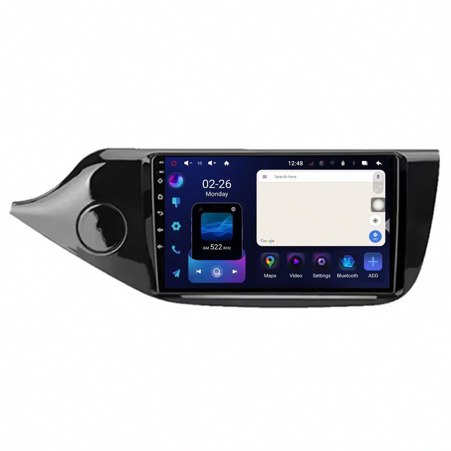 Radio Samochodowe Z Ekranem Dotykowym Fhd dla LADA Priora I 1 2007-2013 Bezprzewodowe Carplay I Android Auto, Radio Z Ekranem Dotykowym Ips, Nawigacja Gps, 8 Rdzeń 4G+64G