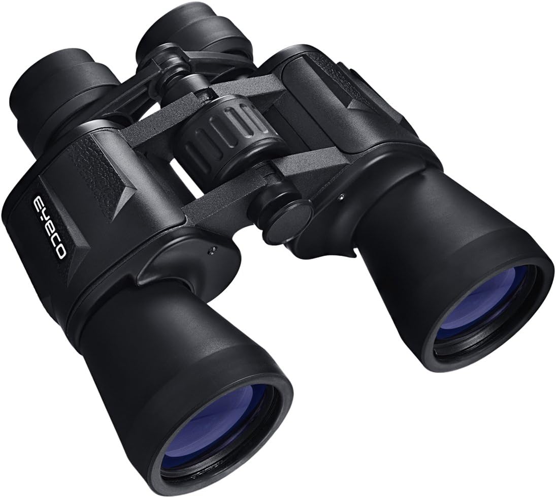 Eyeco 10x50 Porro Binoculars for Adults with Case, BAK-4 Prism/ Multi-Coated Lens, for Stargazing Bird Watching Hiking Outdoor Sports