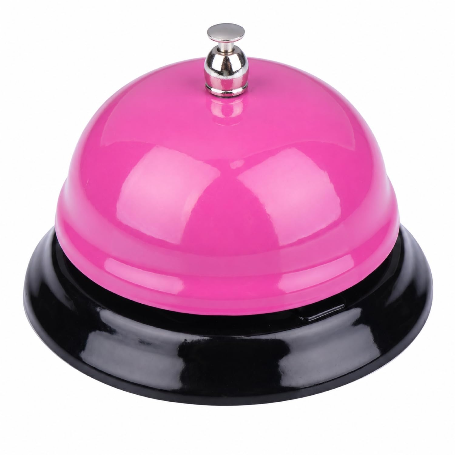 I-MART Desk Bell Service Bell for Office Hotel Classroom School Dinner Kitchen Restaurants Pink Call Bell with Loud Clear Ring