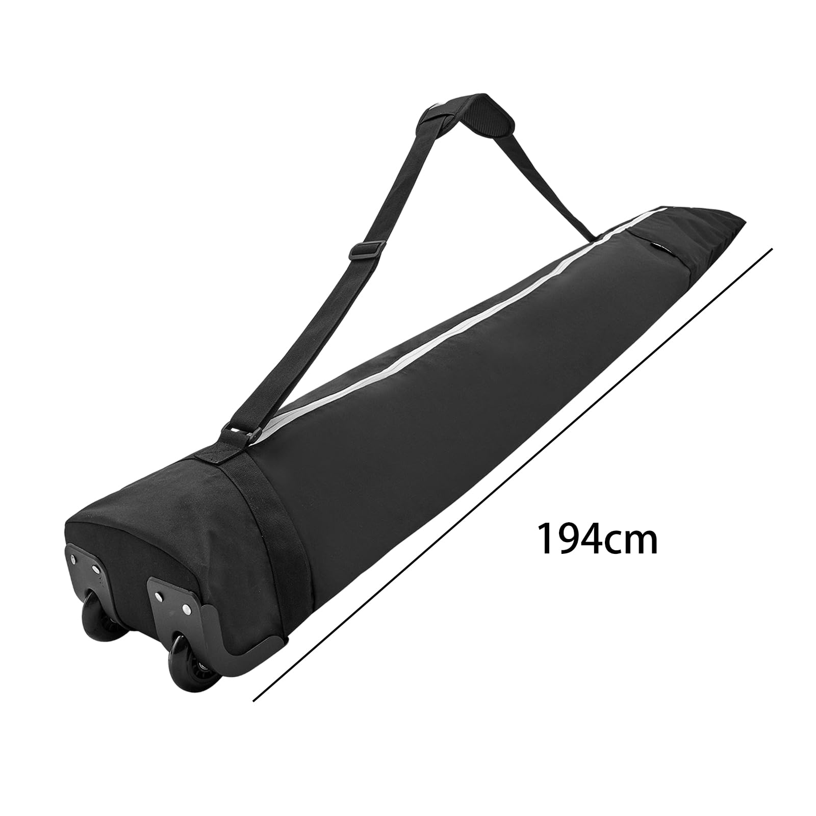 Sac de Snowboard à roulettes avec Roues équipement Extensible bandoulière réglable pour vol Manchon de Protection pour Camping en Plein air Hommes