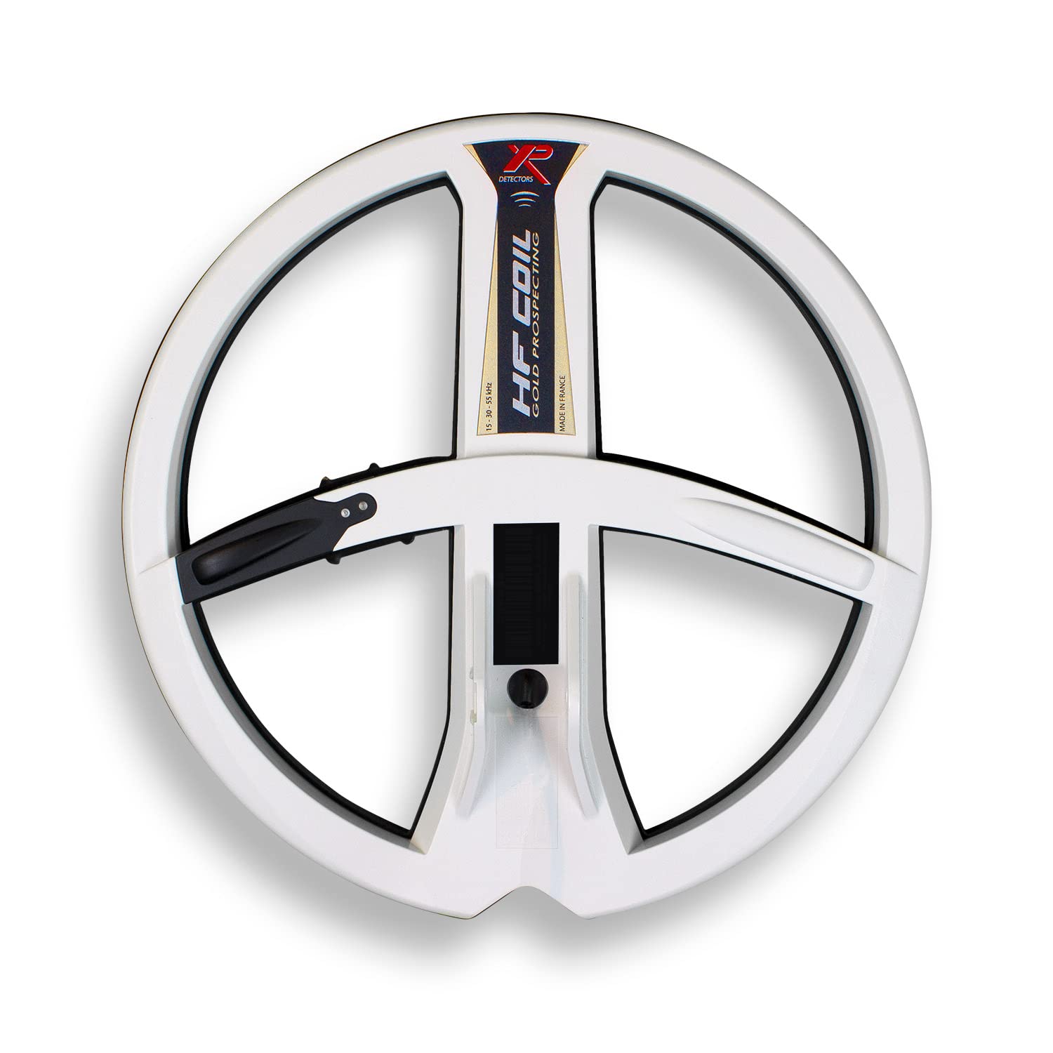 XP METAL DETECTORS 9" High Frequency Coil with 21 Frequencies Compatible with Deus and ORX detectors, Delivered with Coil Cover, Lower Stem, screwing kit and Battery (D01HF)