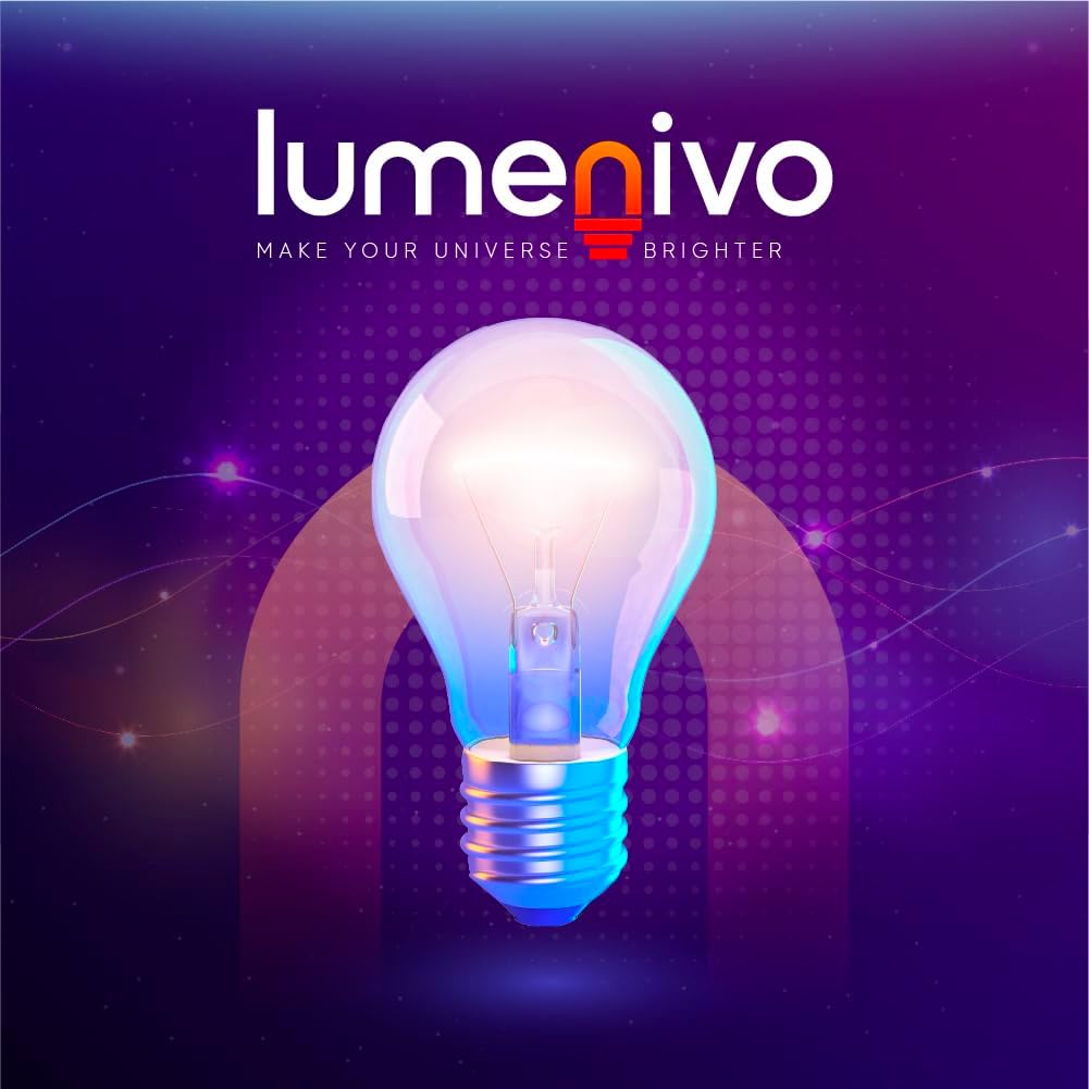 lumenivo 400 Watt HPS Bulb LU400 Clear High Pressure Sodium Vapor Lamp – 2100K Warm White – E39 Mogul Screw Base – 1 Pack