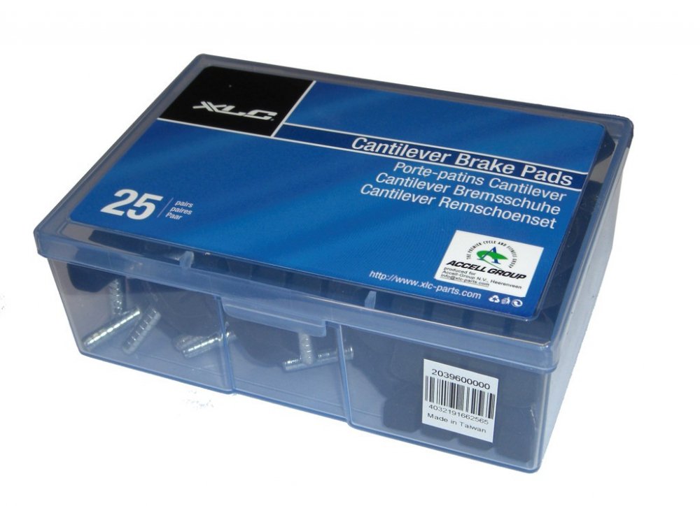 XLC BS-C01 C/25 ZAPATAS Freno Cantilever 53MM NEGR