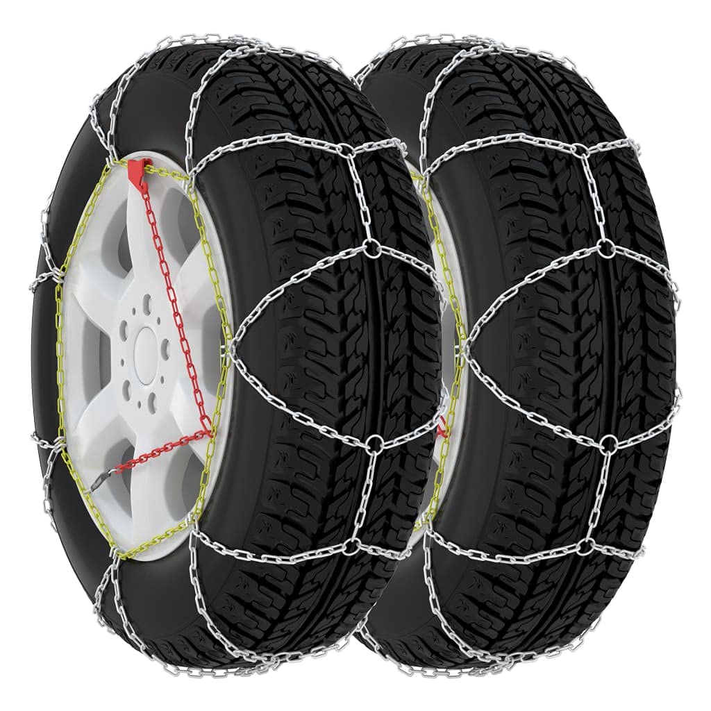 vidaXL 2x Schneekette für Autoreifen 16mm SUV 4x4 Schneeketten Mehrere Auswahl