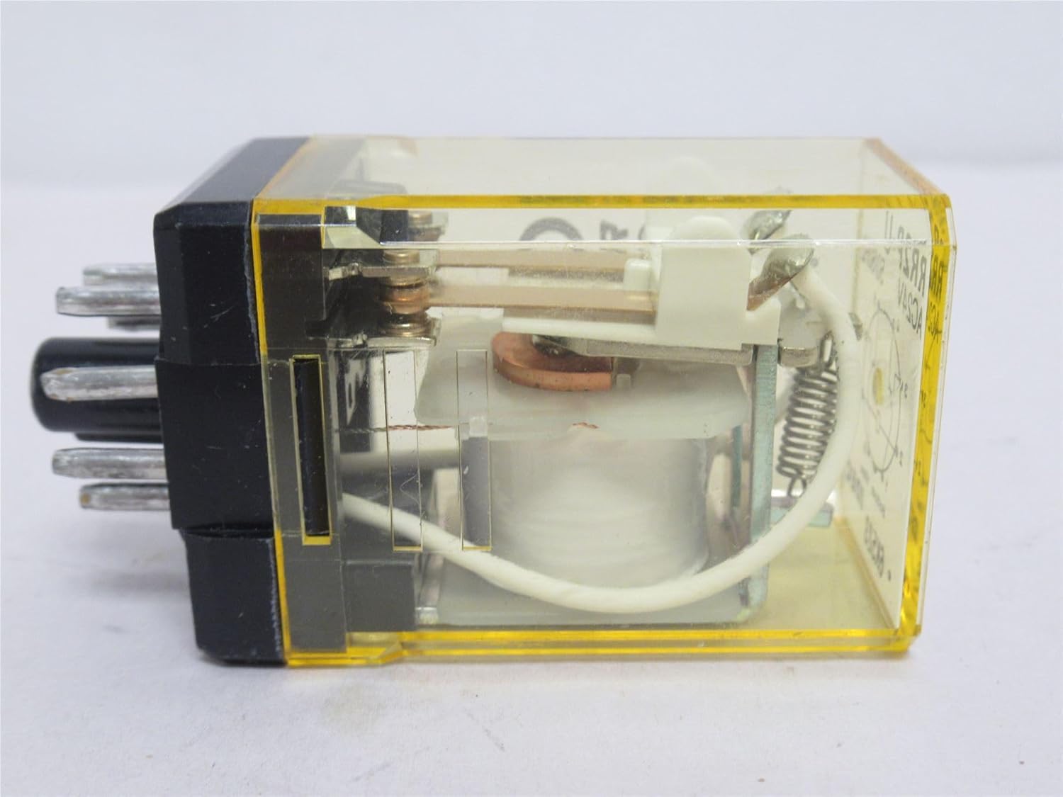 IDEC RR2P-U-AC24V 2 Poles DPDT, 24 VAC Coil, 50/60 HZ, 8 PIN Terminal, Plain Style, Power Relay, RR Series, Rugged Industrial 10 AMP