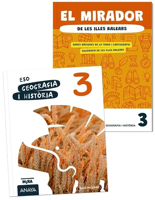 Portada de GEOGRAFIA I HISTÒRIA 3 + EL MIRADOR DE I