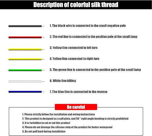 Miniatura 3 de Jeseny Pack-1 Barra de luz LED para maletero, señales de giro de freno, luz fluorescente colorida, universal para remolques de automóviles, SUV,