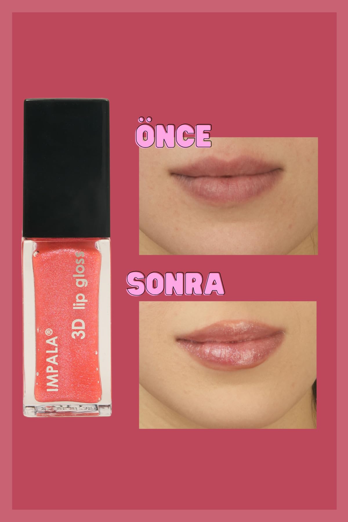 Impala 3D Lip Gloss Dudak Parlatıcı No:110