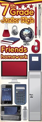 Miniatura 1 de Reminisce Haciendo la etiqueta engomada 3D de séptimo grado