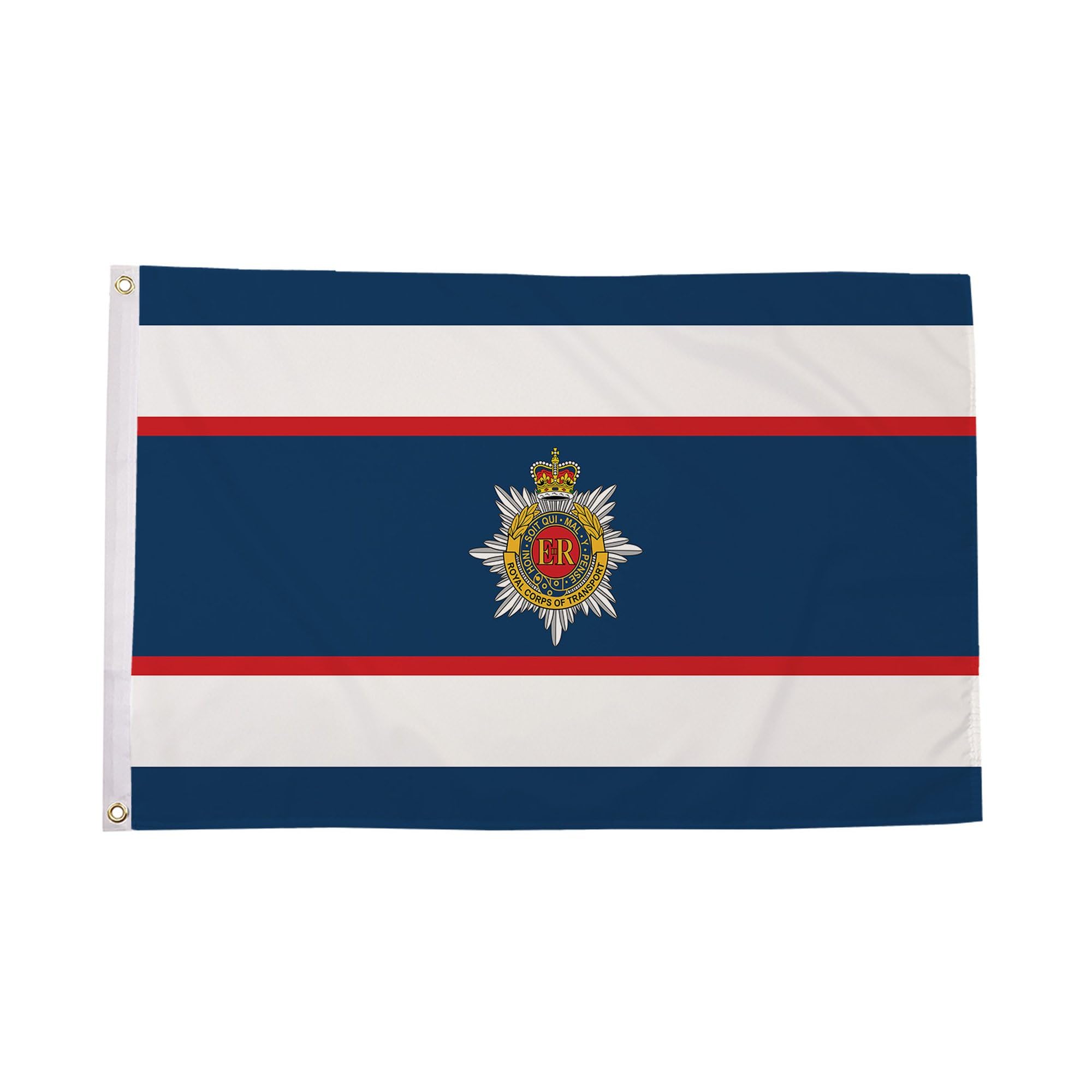 Flagtex Royal Corps of Transport Flag 5ft x 3ft Large Flag 150cm x 90cm | Premium Woven Polyester with Brass Eyelets | Indoor Outdoor Military Display Wall Hanging