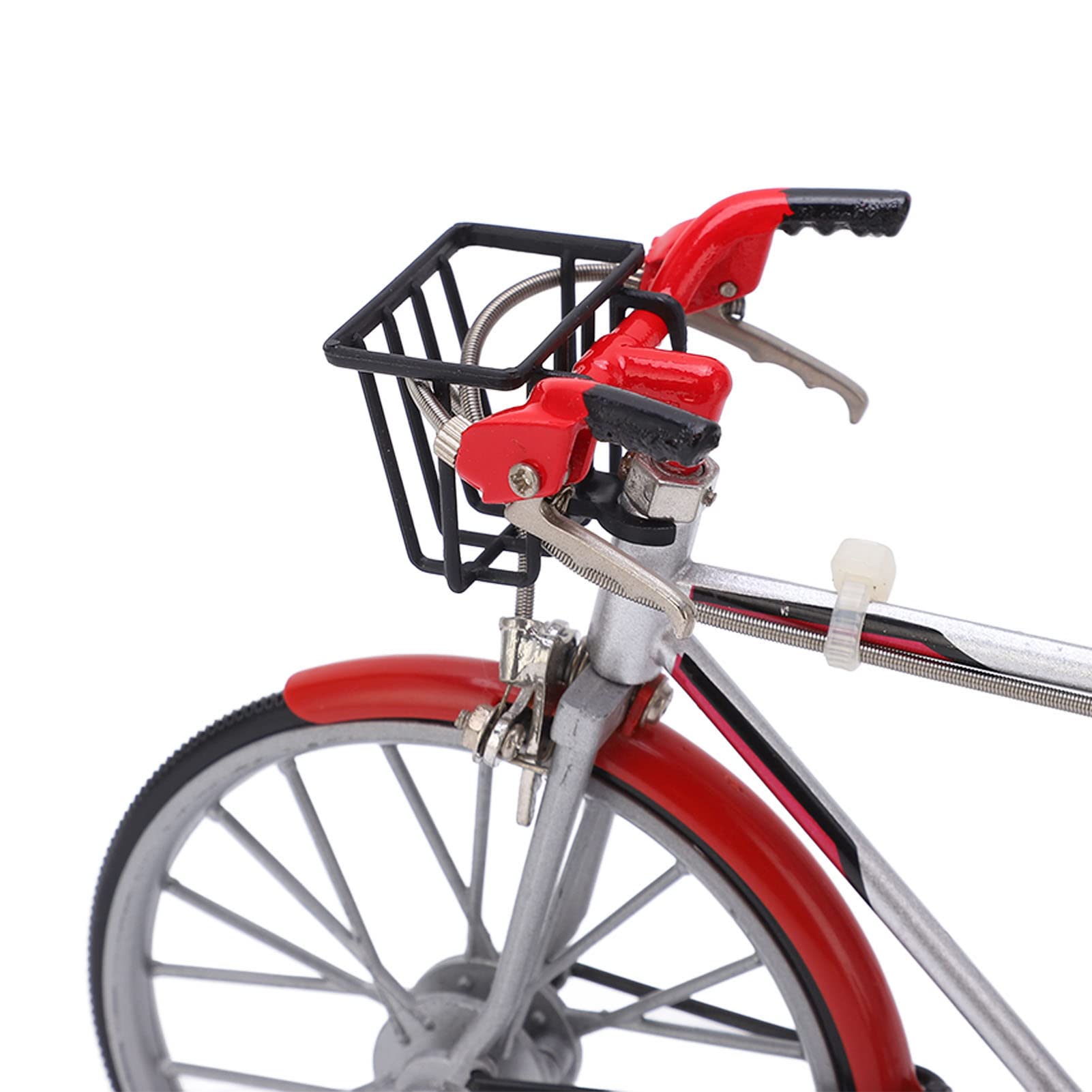 Modelo de mini bicicleta Tandem con adornos de minibicicleta de diseño exquisitos detalles para regalos para decoración de escritorio para la oficina