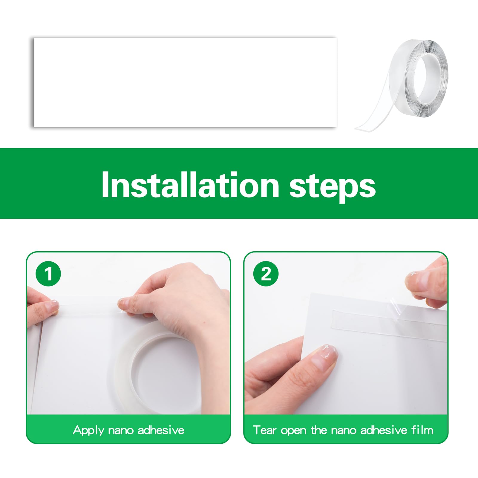 4 piezas Cubierta de ventilación magnética Cubiertas de ventilación con nanoadhesivo Air Vent Covers Registro de Aire para Casa PVC Blanco 14 x 30,5 cm