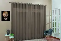 Cortina Roma Para Sala e Quarto 4,00 x 2,50 Admirare Cor:Avelã