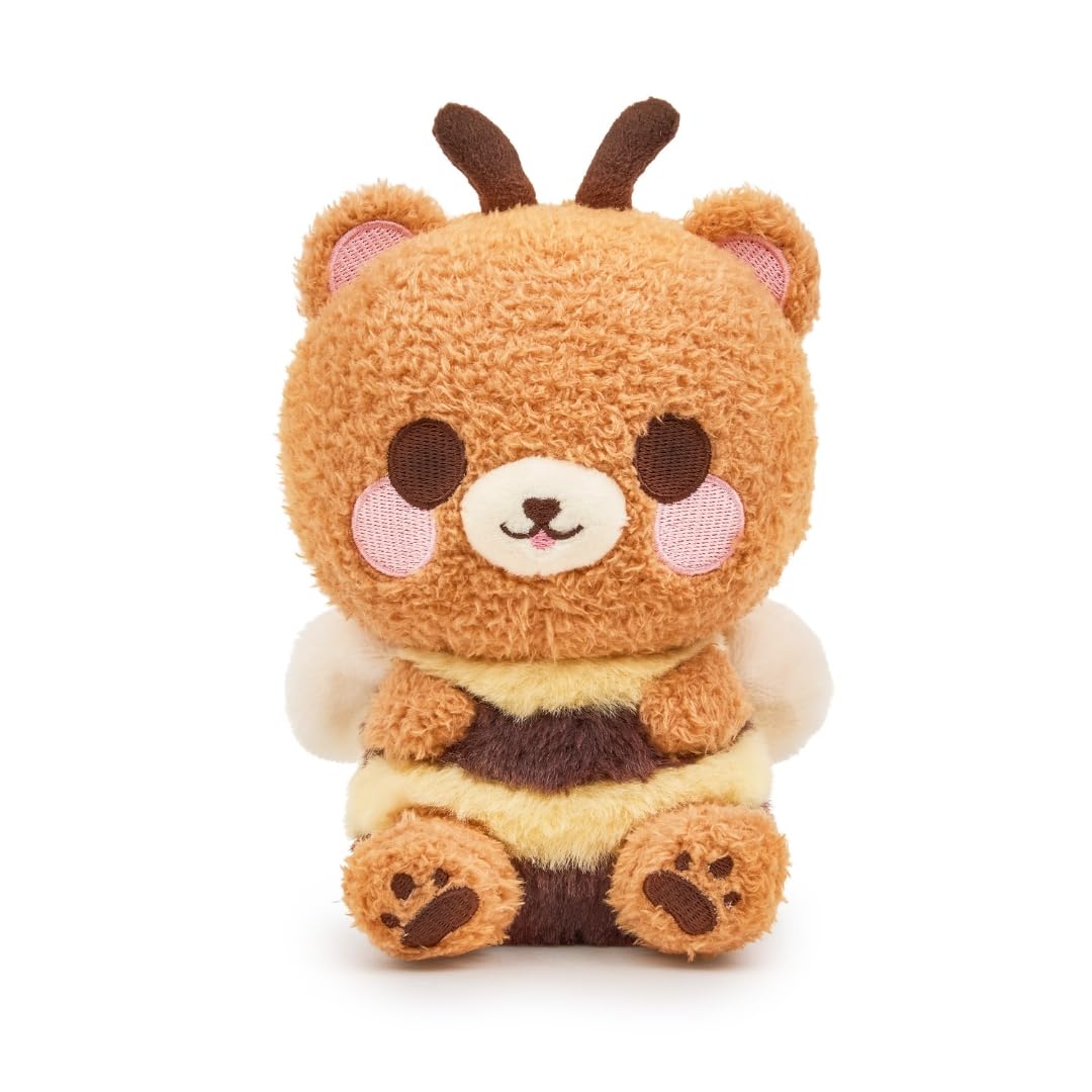 Kawaii Plush Teddy Bumblebee - Lil Series Hunny The Sweet Bear Bee by PlushGoals | Soft Fairycore Cottagecore Plushie | Great Valentine, Easter, Birthday Gift for Kids, Teens, Collectors - 6 inches