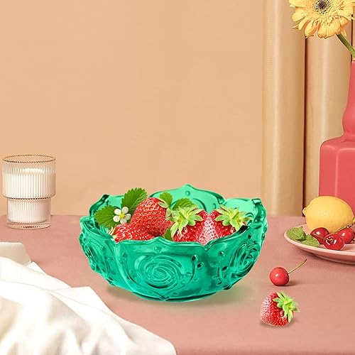 Miniatura 5 de iSuperb Moldes de resina para cuenco de loto, bandeja de flores, molde de silicona, molde de fundición epoxi irregular para plato de fruta, plato de