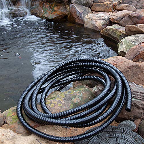 Beckett Corporation 2010BC 1 Inch door 20 Voeten Golfvinyl Buizenstelsel voor Watertuin of Vijver, UV Bestand, Zwart - Image 4