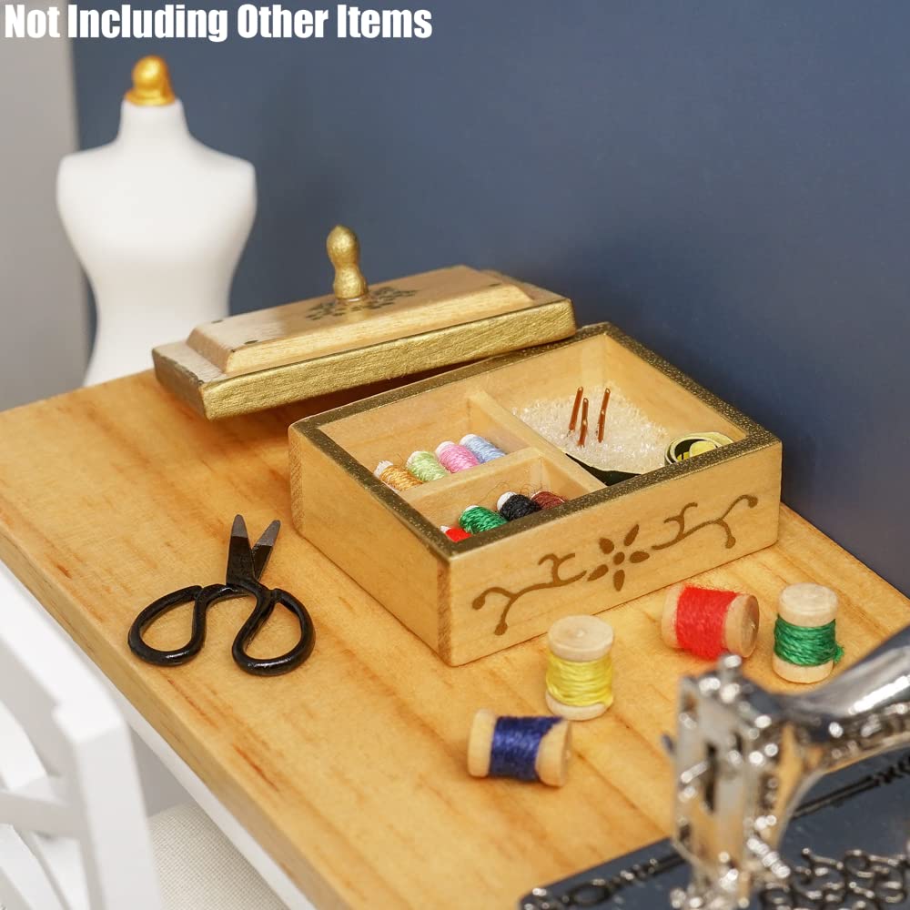 Melody Jane Accessoire Maison De Poupées 1:12 – Livre De Couture Mercerie, Miniature Pour Chambre