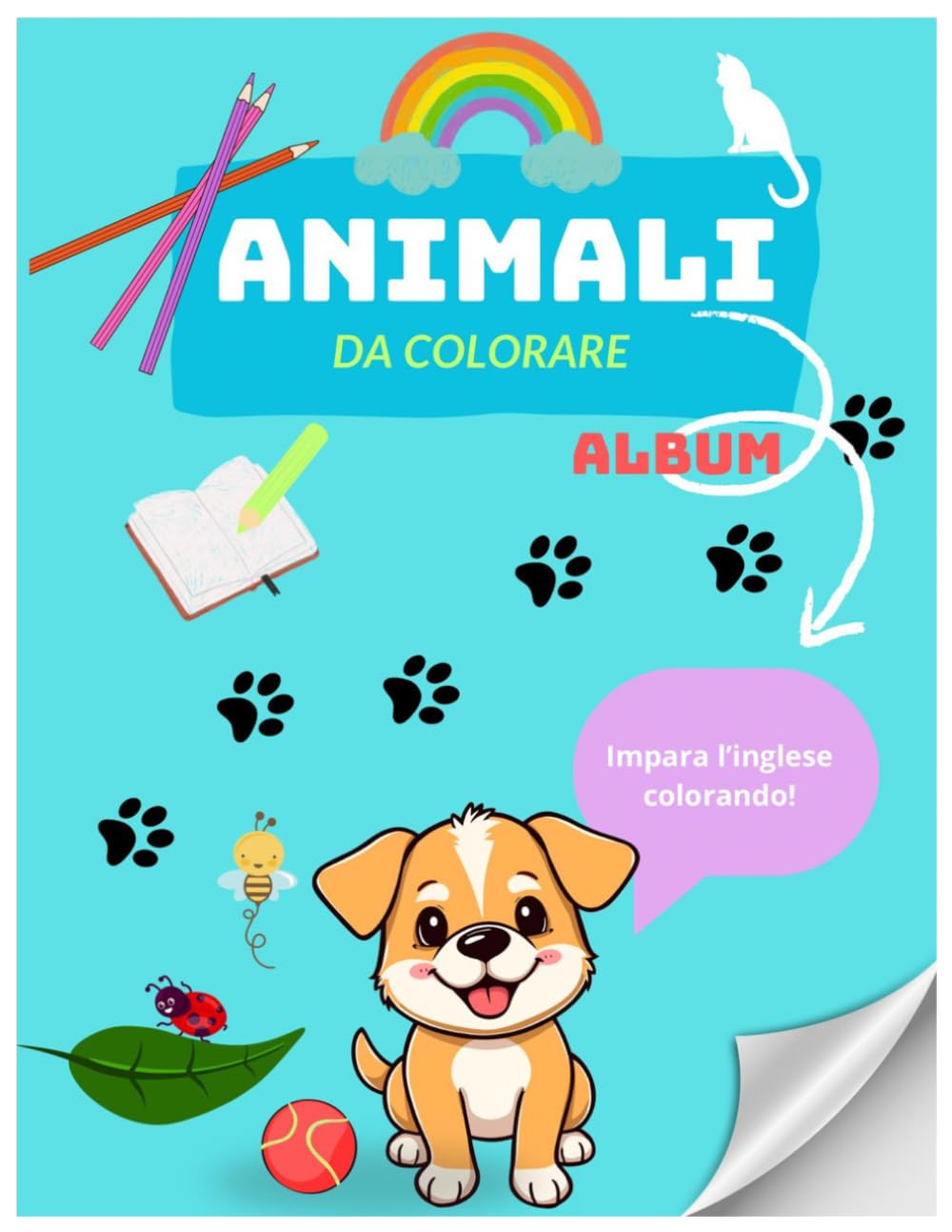 Animali da colorare, Album: Impara l'inglese colorando!