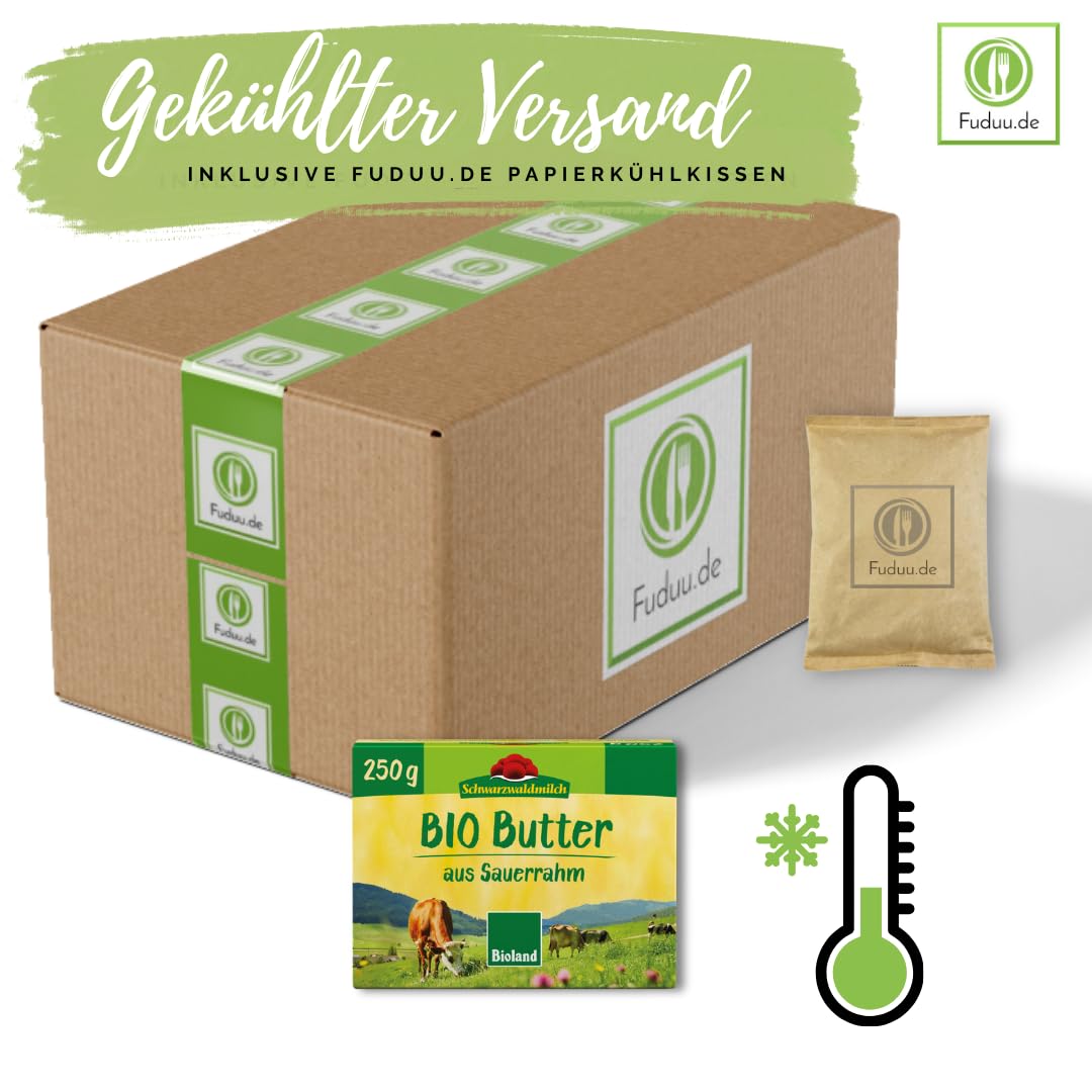 Schwarzwaldmilch - Bioland Sauerrahmbutter 4 x 250 g Pack- Bio-Butter aus dem Schwarzwald, frisch & cremig