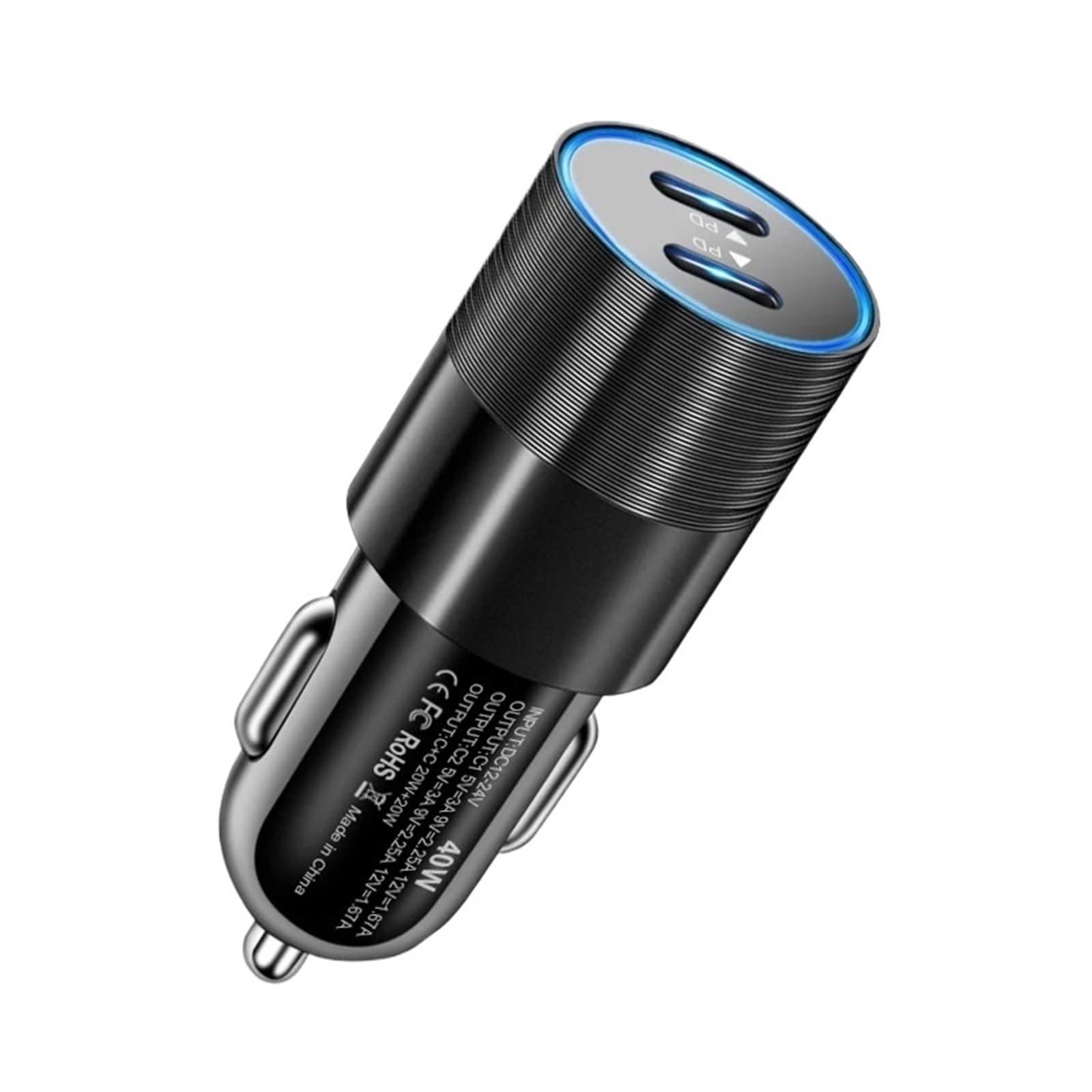 caricabatterie auto, Adattatore Dual PD da 40 W(Silver)
