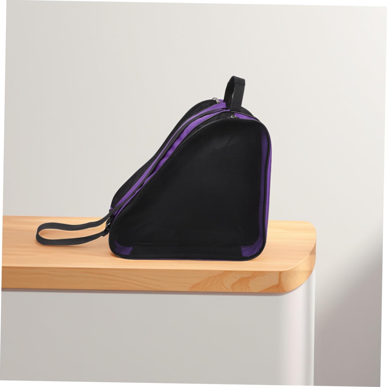 KOMBIUDA Borsa per Pattini a Rotelle 2 Pezzi Oxford, Capiente | Design Multistrato, Tracolla Ergonomica, Uso Outdoor, Adatta a Pattini a Rotelle e Scarpe