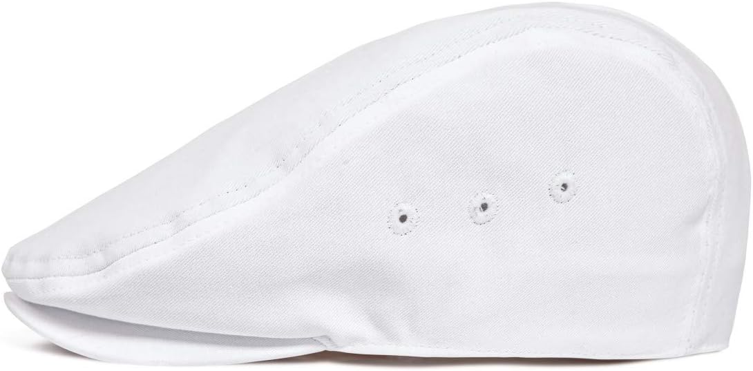 Men Ivy Cap Cotton Twill Newsboy Flat Hat - Image 2