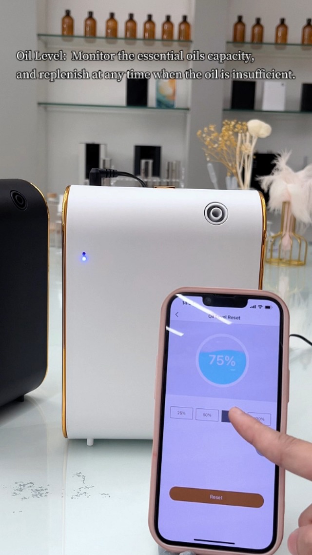 Difusor aromático eléctrico Oscentpro 350ml Bluetooth miniatura 7