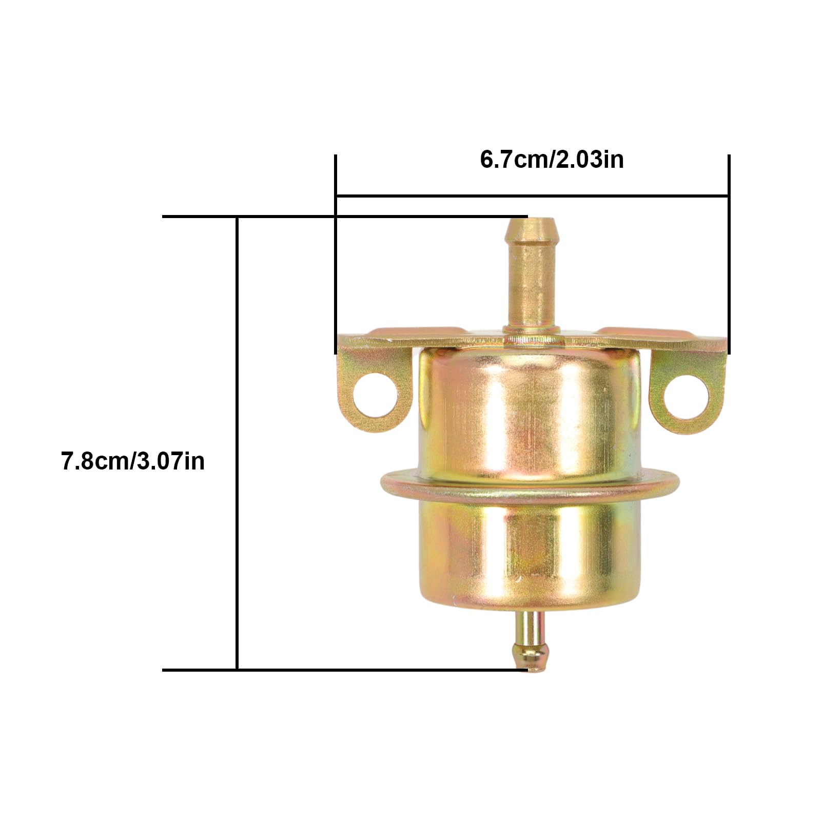 0280160235 Regolatore di pressione del carburante Pompa del carburante compatibile con Skoda Seat Citroen Peugeot Fiat Lancia Volvo Saab Talbot Alfa Romeo Renault 037133035