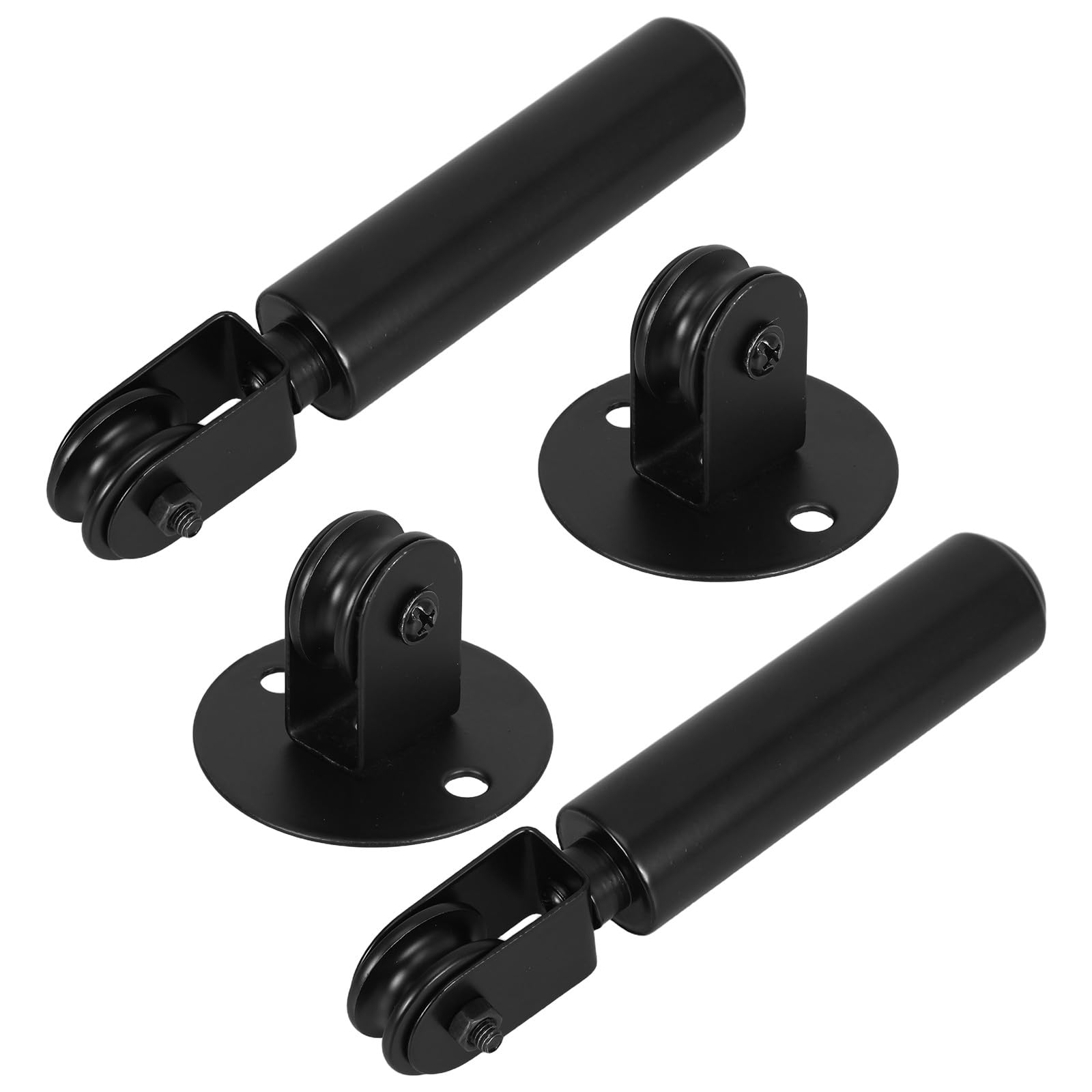 NUOBESTY Ensemble De 2 Poulie Noir pour Lampe Plafond Suspendu de Levage avec Fixation Sécurisée et Installation Simple, pour Salons et Espaces Commerciaux