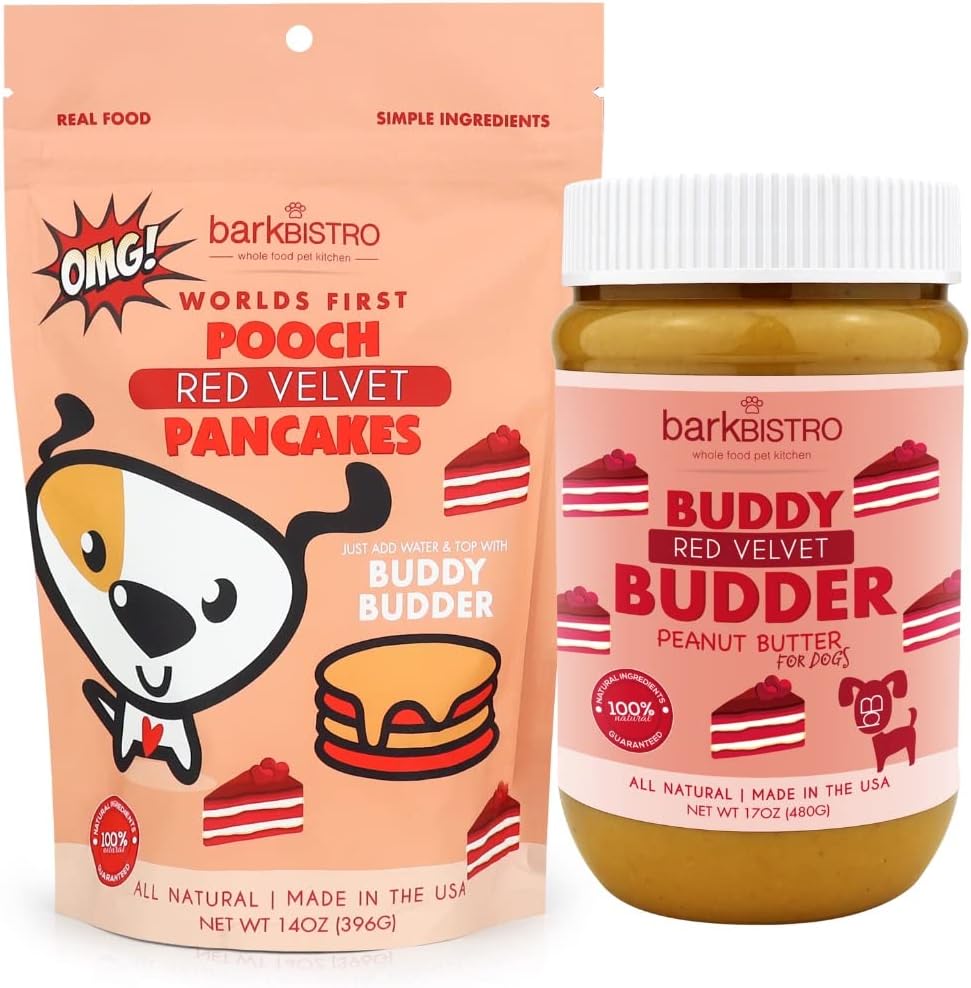Amazon.com : Red Velvet Pooch Pancake Combo- Fun Treat, Brunch w/Your ...